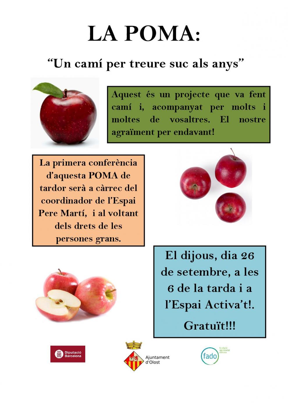 1a Conferència-tertúlia del projecte